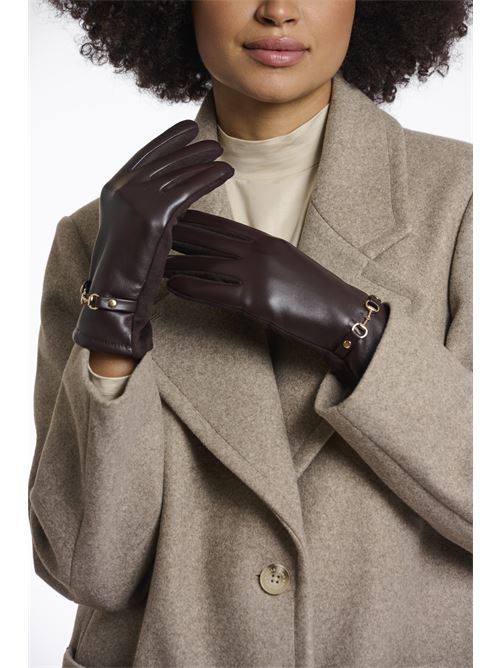guanti con fibbia RINO & PELLE | HAVILA.7502512CHOCOLATE